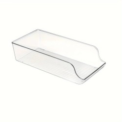 1/2 pachet organizator dozator de băuturi pentru frigider, plastic transparent înalt Skinny Pop cutii de sodă container containe