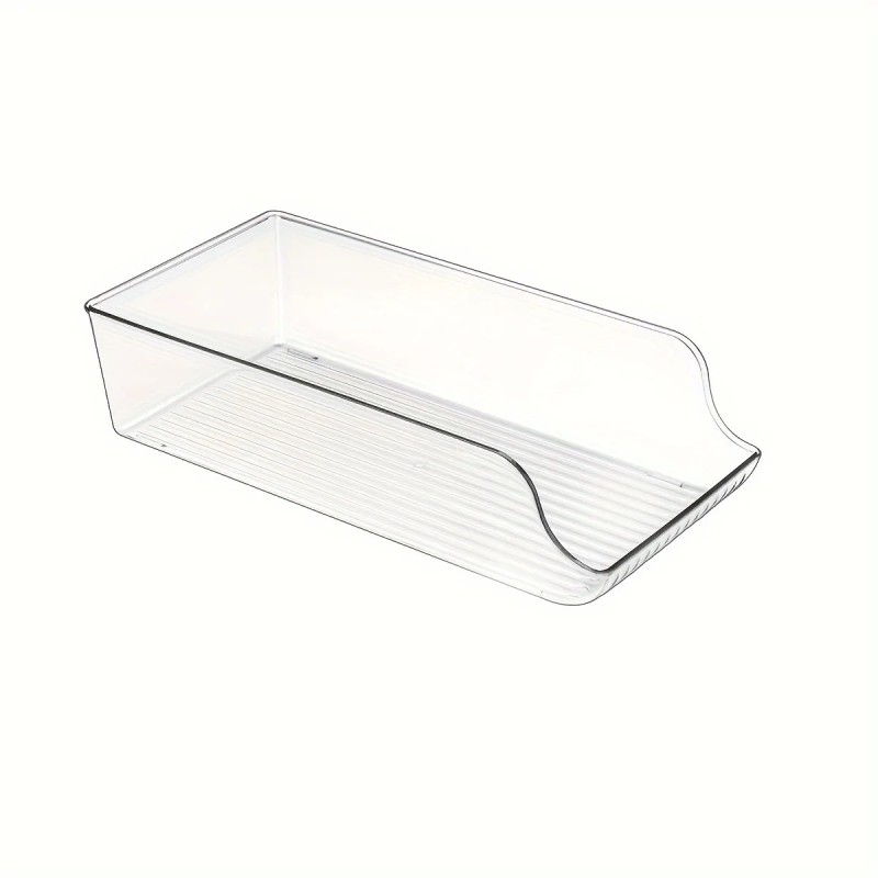 1/2 pachet organizator dozator de băuturi pentru frigider, plastic transparent înalt Skinny Pop cutii de sodă container containe