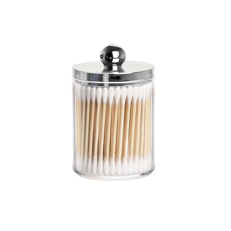 1/2/3 buc din plastic tampoane de bumbac suport pentru bile cutie de depozitare 10 oz organizator de baie, borcan pentru farmaci