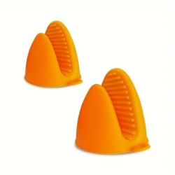 2 pachete de mănuși de cuptor din silicon Seturi de suporturi pentru oale pentru bucătărie, mănuși mici de bucătărie rezistente 