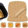 Hârtie pentru friteură cu aer Friteuză cu aer de unică folosință Căptușeală din hârtie de pergament Căptușeală antiaderentă pent