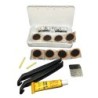 Bicicletă nou-nouță Kit de reparare a anvelopelor plate pentru biciclete Set de instrumente Set de plasturi Cauciuc portabil Fet