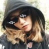 Ochelari de soare cu mozaic 2 buc. Ochelari de soare cu nuanțe vintage de petrecere cool pentru bărbați Ochelari de soare pixela
