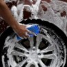 Perie cu burete pentru epilare cu ceară pentru anvelopele de mașină Curățarea marginilor și colțurilor anvelopelor Lustruirea ja