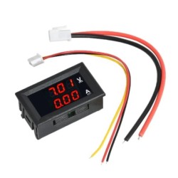 DC0-100V 10A LED Voltmetru Digital Ampermetru Auto Motocicletă Tensiune Contor de curent Volt Detector Tester Panou de monitoriz