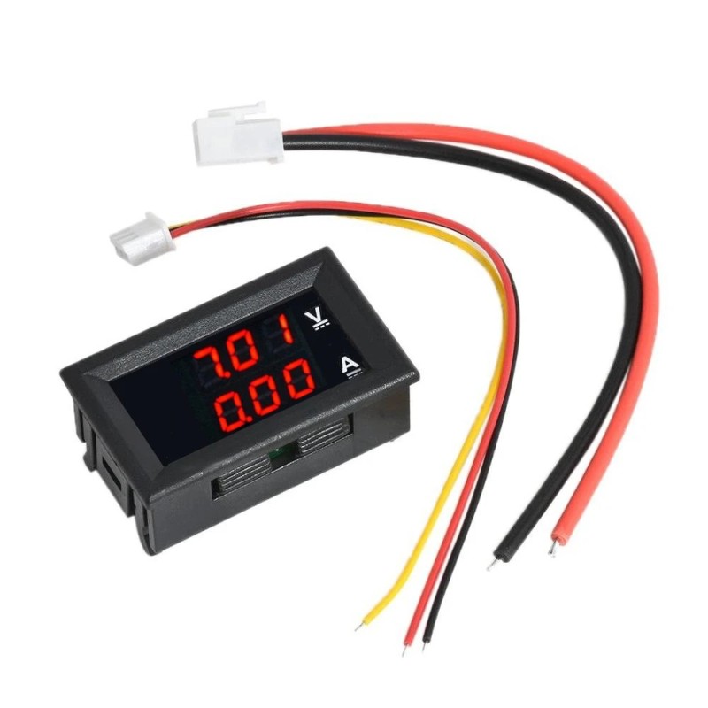 DC0-100V 10A LED Voltmetru Digital Ampermetru Auto Motocicletă Tensiune Contor de curent Volt Detector Tester Panou de monitoriz