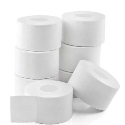 2,5/3,8/5 cm 9,1 metri Sport Atletic Bumbac Impermeabil Bandă Adezivă de Box Albă Suport Leziuni Suport Bandaj Sportiv
