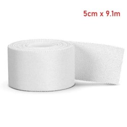 2,5/3,8/5 cm 9,1 metri Sport Atletic Bumbac Impermeabil Bandă Adezivă de Box Albă Suport Leziuni Suport Bandaj Sportiv