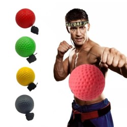 Minge de box Speed Ball montată pe cap PU Punch Ball MMA Sanda Antrenament Hand Eye Reaction Gym Sandbag Muay Thai Boxeo Fitness