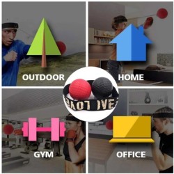 Minge de box Speed Ball montată pe cap PU Punch Ball MMA Sanda Antrenament Hand Eye Reaction Gym Sandbag Muay Thai Boxeo Fitness