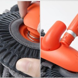Cap dublu de perie rotativ Mop de spălat auto Accesorii de întreținere pentru curățarea geamurilor de acoperiș Mop telescopic cu