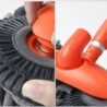 Cap dublu de perie rotativ Mop de spălat auto Accesorii de întreținere pentru curățarea geamurilor de acoperiș Mop telescopic cu