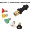 Utilizat special ca accesorii pentru pistolul de apă de înaltă presiune KARCHER K2K7 Adaptor rapid duză de spălare auto oală cu 