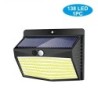 Lumină solară cu LED-uri 138/468/238, impermeabilă în aer liber, pentru grădină, iluminat de perete stradal, lumina soarelui ali