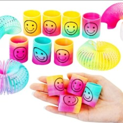 12 buc Mini Rainbow Magic Springs Jucării Copii Aniversare Favoruri Cadouri Giveaway Suvenir Grădiniță Invitați Pinata Umpluturi