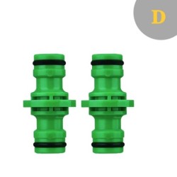 Furtun de udare de grădină Conector rapid ABS 1/2” Capăt dublu tată Racord adaptor de îmbinare Set de extensie pentru furtun țea