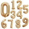 Baloane mari din folie de 40 inch pentru ziua de nastere Balon cu numarul de heliu 0-9 La multi ani Decoratiuni pentru petreceri