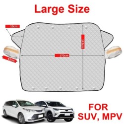 Parbriz auto SEAMETAL Parbriz pentru zăpadă pentru iarnă husă mașină geam din față anti îngheț Protecție exterioară pentru zăpad