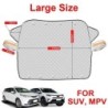 Parbriz auto SEAMETAL Parbriz pentru zăpadă pentru iarnă husă mașină geam din față anti îngheț Protecție exterioară pentru zăpad