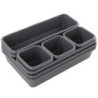 8 buc/set reglabil sertar organizator cutie tăvi pentru machiaj cosmetice articole diverse suport separator bucătărie baie dulap