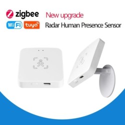 Senzor de prezență uman inteligent WiFi/Zigbee,Detecție de luminanță/distanță, Tuya Smart Life Home Automation, pentru Z2M Alexa