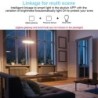Senzor de prezență uman inteligent WiFi/Zigbee,Detecție de luminanță/distanță, Tuya Smart Life Home Automation, pentru Z2M Alexa