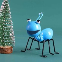 Decorație de grădină cu furnici din metal, gard peluză, dormitor, sufragerie, perete suspendat, sculptură 3D, ornament de decora