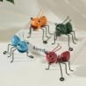 Decorație de grădină cu furnici din metal, gard peluză, dormitor, sufragerie, perete suspendat, sculptură 3D, ornament de decora