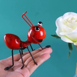 Decorație de grădină cu furnici din metal, gard peluză, dormitor, sufragerie, perete suspendat, sculptură 3D, ornament de decora