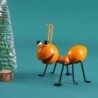Decorație de grădină cu furnici din metal, gard peluză, dormitor, sufragerie, perete suspendat, sculptură 3D, ornament de decora