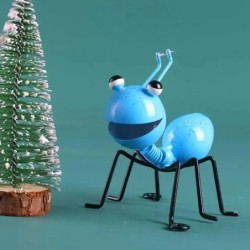 Decorație de grădină cu furnici din metal, gard peluză, dormitor, sufragerie, perete suspendat, sculptură 3D, ornament de decora
