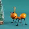 Decorație de grădină cu furnici din metal, gard peluză, dormitor, sufragerie, perete suspendat, sculptură 3D, ornament de decora