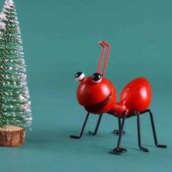 Decorație de grădină cu furnici din metal, gard peluză, dormitor, sufragerie, perete suspendat, sculptură 3D, ornament de decora