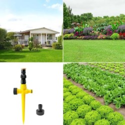 Sistem de udare pentru irigare prin rotație pentru stropitori de grădină la 360°, instrument de duză de pulverizare pentru seră