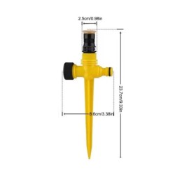 Sistem de udare pentru irigare prin rotație pentru stropitori de grădină la 360°, instrument de duză de pulverizare pentru seră