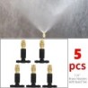 50-1 buc 4/7PVC Sistem de răcire cu aburire în aer liber Irigare grădină Udare 1/4 inchi Atomizor din alamă Micro stropitoare de