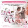 Robot electronic câine robot câine cascadorie mers dans jucărie tactilă inteligentă control de la distanță animal de companie el