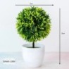 Noi plante verzi artificiale bonsai copac mic, iarbă, flori în ghivece, bonsai, nuntă, petrecere de Crăciun, pentru acasă, pentr