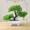 Noi plante verzi artificiale bonsai copac mic, iarbă, flori în ghivece, bonsai, nuntă, petrecere de Crăciun, pentru acasă, pentr