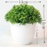 Noi plante verzi artificiale bonsai copac mic, iarbă, flori în ghivece, bonsai, nuntă, petrecere de Crăciun, pentru acasă, pentr