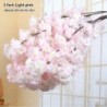 Floare de cireș artificială, roz, alb, cireș, floare de mătase, cireș de primăvară, bricolaj, arc bonsai, recuzită pentru nuntă,
