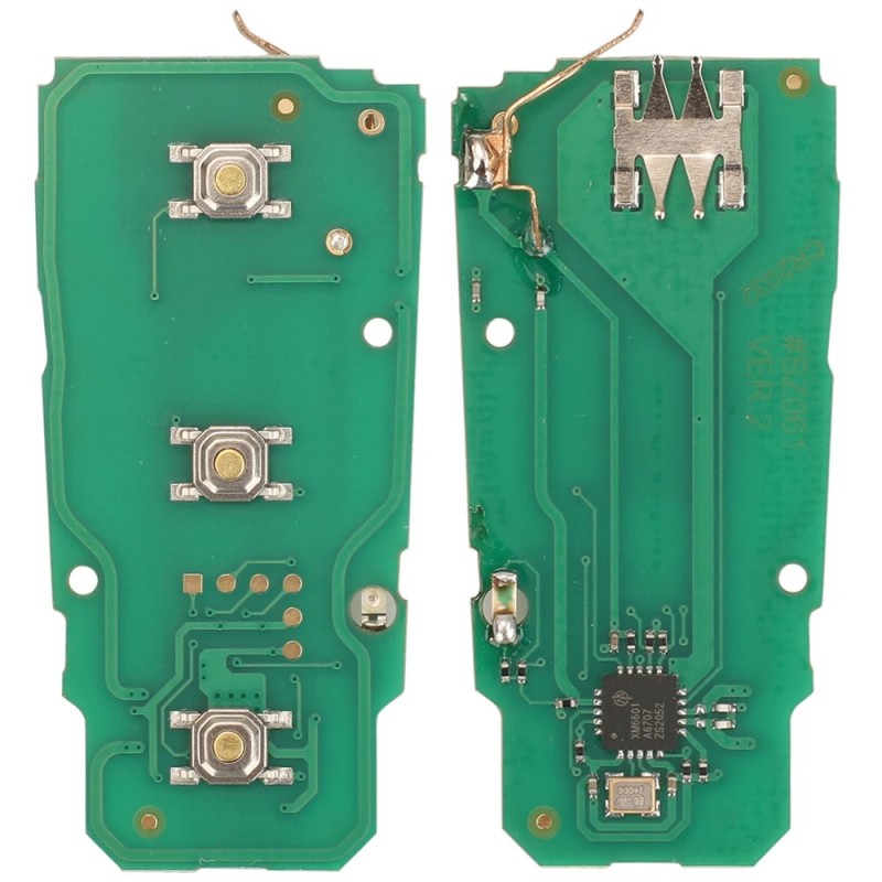 Jingyuqin 3 butoane Flip Smart Car Telecomandă Cheie cu cip ID48 3C0959752BA 433MHZ ID48 pentru VW Passat B6 3C B7 Magotan CC