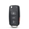 KEYYOU, 10 buc, 2/3/4 butoane, carcasă de cheie pentru telecomandă pentru Skoda Octavia VW Volkswagen Golf Mk6 Tiguan Polo Passa