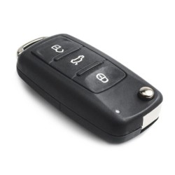 KEYYOU, 10 buc, 2/3/4 butoane, carcasă de cheie pentru telecomandă pentru Skoda Octavia VW Volkswagen Golf Mk6 Tiguan Polo Passa