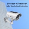 Cameră solară falsă în aer liber CCTV Supraveghere Simulare Cameră falsă de protecție pentru securitate la domiciliu Glonț cu lu