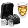3D Craniu Mucegai din Silicon Tava pentru Cuburi de gheata Mucegai pentru cuburi de gheata Mucegai pentru bile de gheata, Whisky
