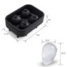 3D Craniu Mucegai din Silicon Tava pentru Cuburi de gheata Mucegai pentru cuburi de gheata Mucegai pentru bile de gheata, Whisky