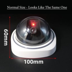 Cameră cu dom falsă creativă LED intermitent simulat Deter Thief Cameră simulată fără fir Sistem de securitate de supraveghere p