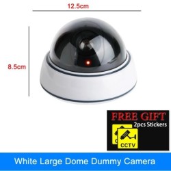 Cameră cu dom falsă creativă LED intermitent simulat Deter Thief Cameră simulată fără fir Sistem de securitate de supraveghere p