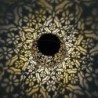 Lanternă solară cu LED-uri, lumina de proiecție din fier forjat, lămpi suspendate, în aer liber, impermeabilă, grădină, decorare